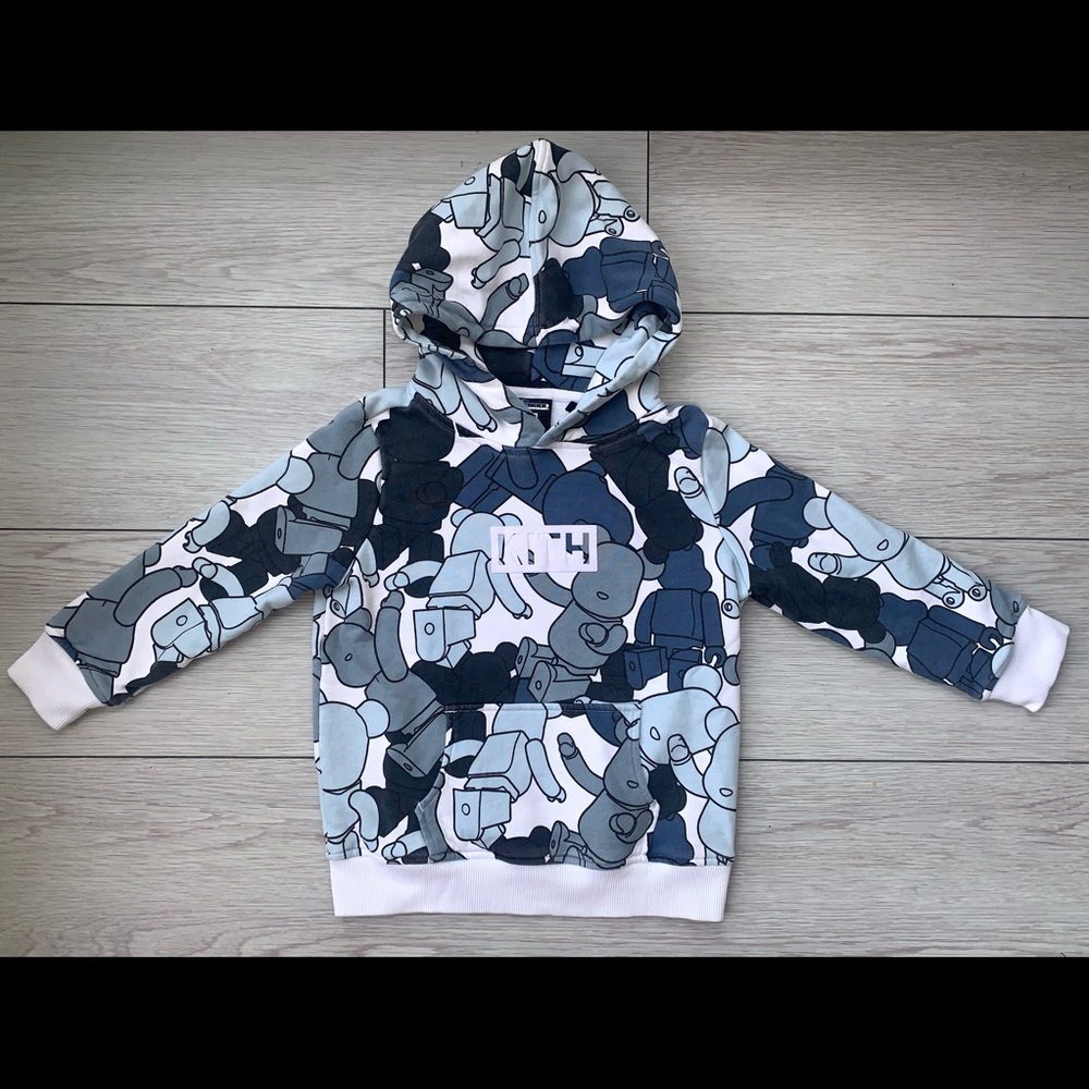 Kith x Bearbrick Pattern Hoodie Multi